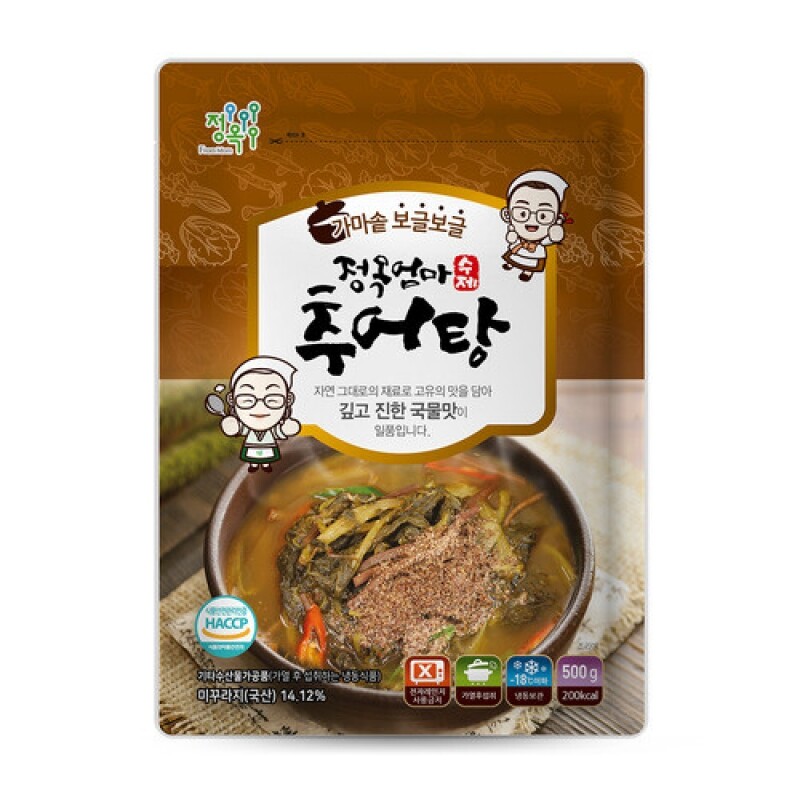 참거래농민장터,[무료배송] 정옥 진하게 끓여낸 남도식 국산 추어탕 5팩