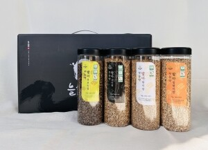 [설 명절선물] 무농약 발아쌀선물세트 귀리 현미 찰현미 흑보리 잡곡