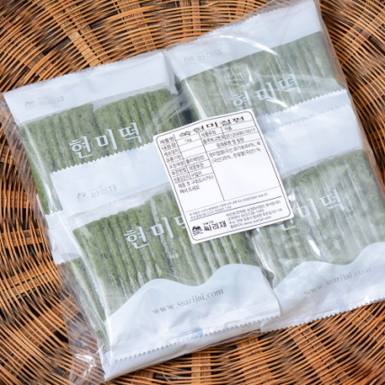 참거래농민장터,무염)쑥현미절편 1kg