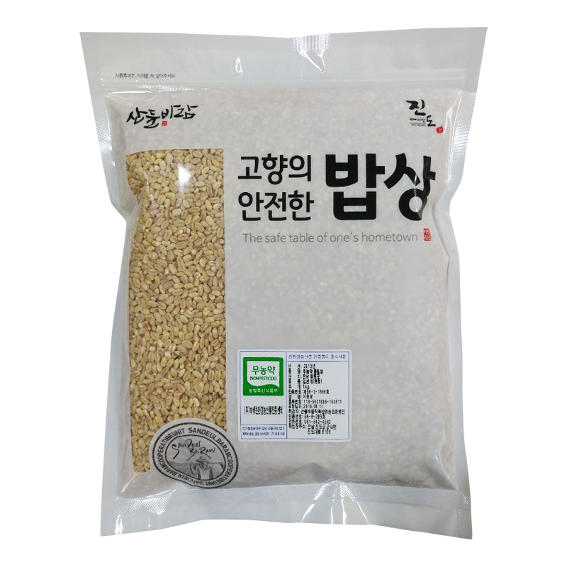 [산들바람] 2023 국내산 유기농 통밀쌀 500g 1kg