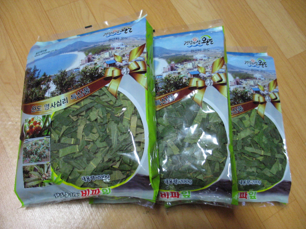 유기농 완도 비파잎차 1kg (벌크포장)